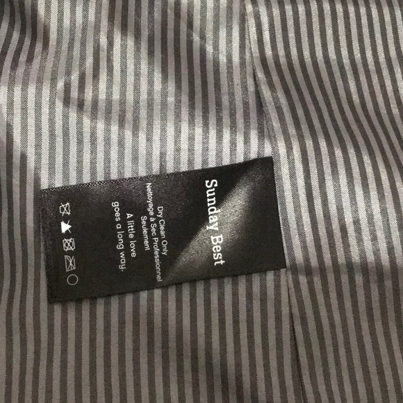 Aritzia Sunday Best Blazer- Gray Black- Size 8 - Picture 6 of 7